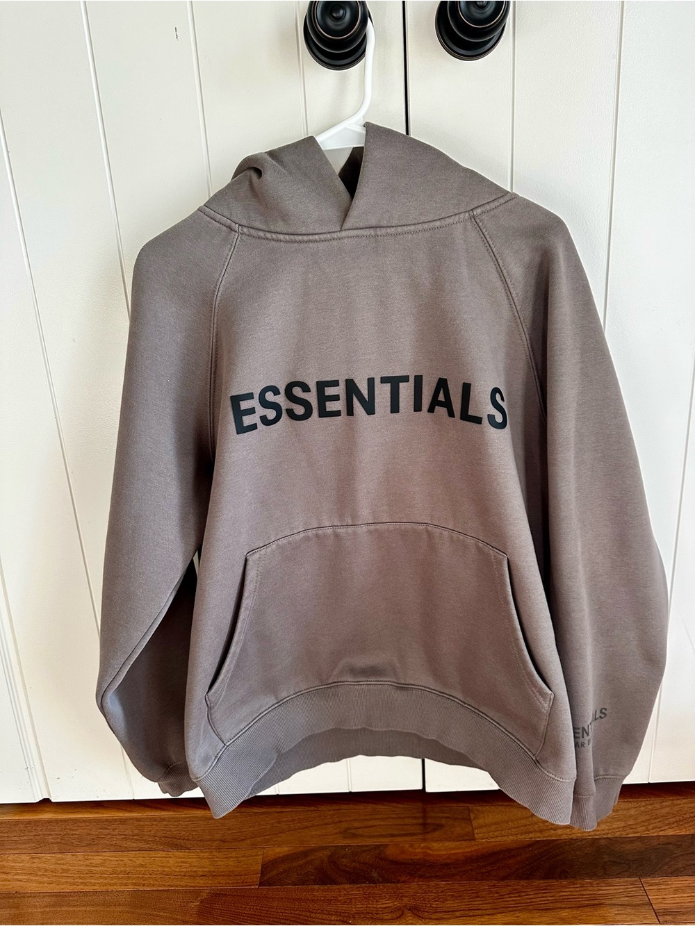 Fear of God ESSENTIALS Taupe/Gray Pullover Hoodie
